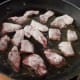 Fry the floured liver