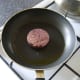 Black pudding is shallow fried in olive oil