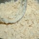 The mixture will eventually look like this. When it does, it's time to add the egg, water & vinegar.