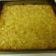 Let cool in pan after being baked. When completely cooled, cut into squares.