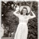 My mother as a young lady at the lake in Okauchee, Wisconsin.