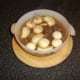 Chicken livers, vegetables and stock are added to a casserole dish
