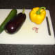 Vegetables which are to be oven roasted