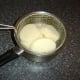 Potatoes are parboiled in water.