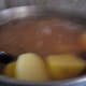 Add vegetables to the soup.