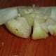 slice them towards the root