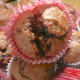 A muffin bursting with mincemeat!