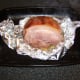 Ham is uncovered for final stage of roasting