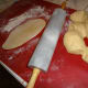 Roll out the dough.