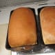 Finished loaves of homemade bread.