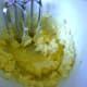 Beat the butter till smooth, and add the sugar or dates.