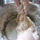 Mix the dough.