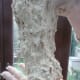 When your dough is stretchy, like this, it is ready to “prove” or rise.