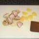 Duck breast and pineapple are chopped for stir frying