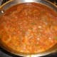 Blend the veggies and simmer on low for 15 minutes, or until thickened