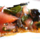 Tomato/basil dip—Fresh basil brings out the flavor in this easy to prepare side dish.