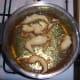 10. Allow to cook for a minute or two before turning over.