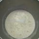 7. The batter will have risen slightly and will have craters and bubbles on the surface.