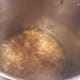 Once the onions have caramelized, they will change color.