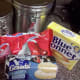 Ingredients to make wagon wheel biscuits.