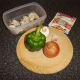 Principal ingredients for sweet and sour stir fry