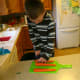 Cut the carrots into coins. My older son tried to cut the carrots using a butter knife, but I ended up cutting four of the carrots with a sharp knife since the carrots were difficult to cut with a butter knife.