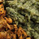 Irish colcannon made from frozen kale, served with spicy lime and herb chicken.
