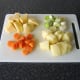 Chopped vegetables for casserole