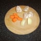 Vegetables are prepared for casseroling