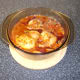Jalfrezi casseroled chicken thighs are left to rest