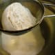 Sift the flour, salt and baking powder.