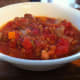 Crockpot lentil and ham soup is served!
