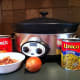 Ingredients for ham and lentil soup