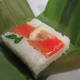 Oshi sushi, normally served in a wood box.