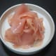 Ginger/gari in a pretty rose form.