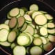 Saute the zucchini slices