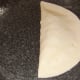 Carefully fold the pastry over.