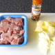 Ingredients for a pork and pineapple pasty