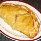 Cheeseburger pasty, fresh out of the oven