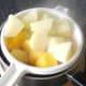 Drain the potatoes and Swede before mashing