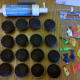 Supplies you will need to create under the sea cupcakes.