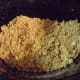 Steusel mixture ready for finished cookies.
