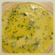 pour some egg to coat bottom