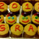 We also left a few cupcakes plain to spell out "2012 GRAD" for those little ones who may not like candy toppings on their cupcakes.