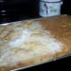 Cake after it has baked.