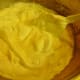 Folding in the whipped cream