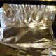 Make a simple fish poacher using aluminium foil.