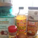 The ingredients for Paleo pumpkin pancakes.