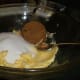 Add sugars to the bowl with butter.