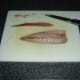 Bones removed from mackerel fillet